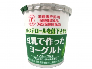 ソヤファーム 豆乳で作ったヨーグルト フルーツ味 大豆タンパクを含む特定保健用食品